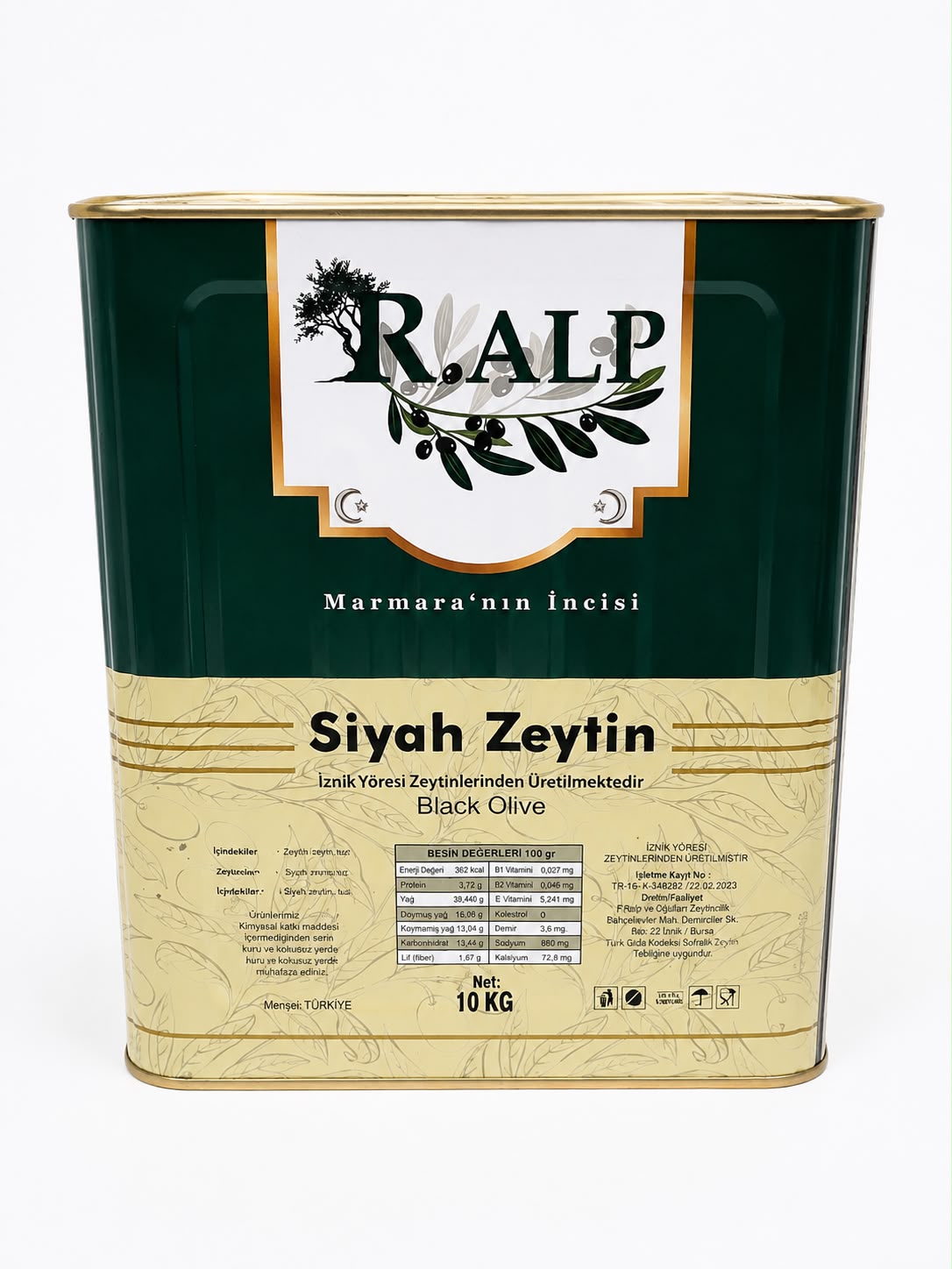 Gemlik Siyah Zeytin 10 KG (Ekonomik)