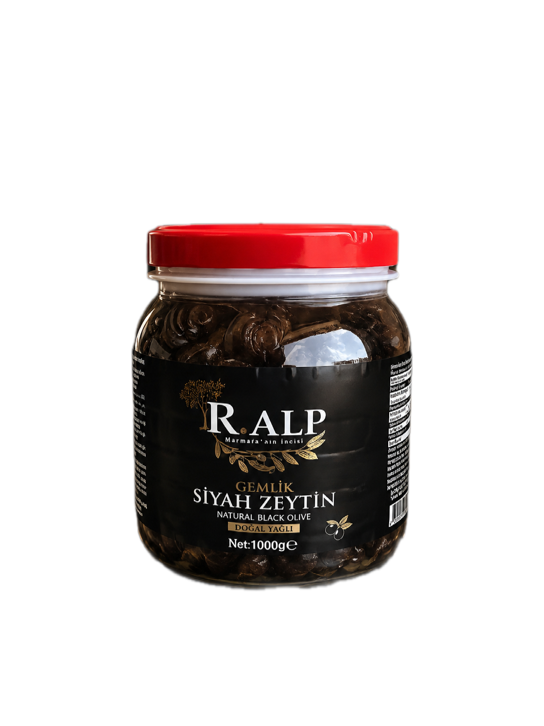 R.ALP Signature Gemlik Siyah Zeytin | Large Boy |1000g